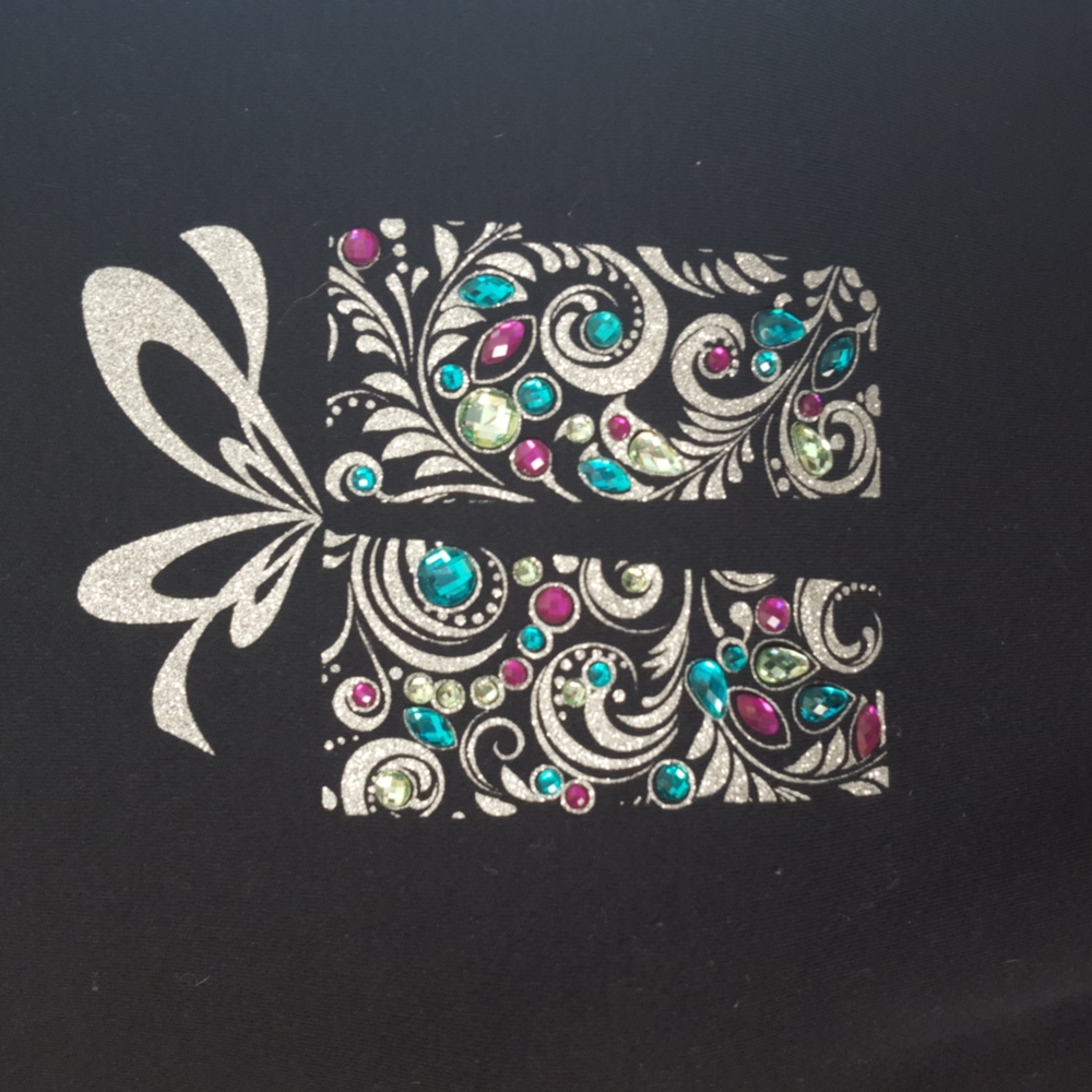 EUC Croft&Barrow tee w/bling sz 3X - Picture 2 of 3